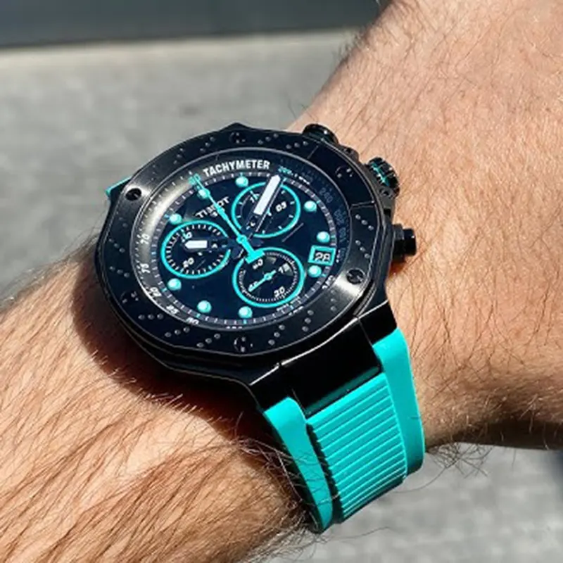 Tissot T-Race Swiss Chronograph Black Dial Sporty Men’s Watch- T141.417.37.051.01